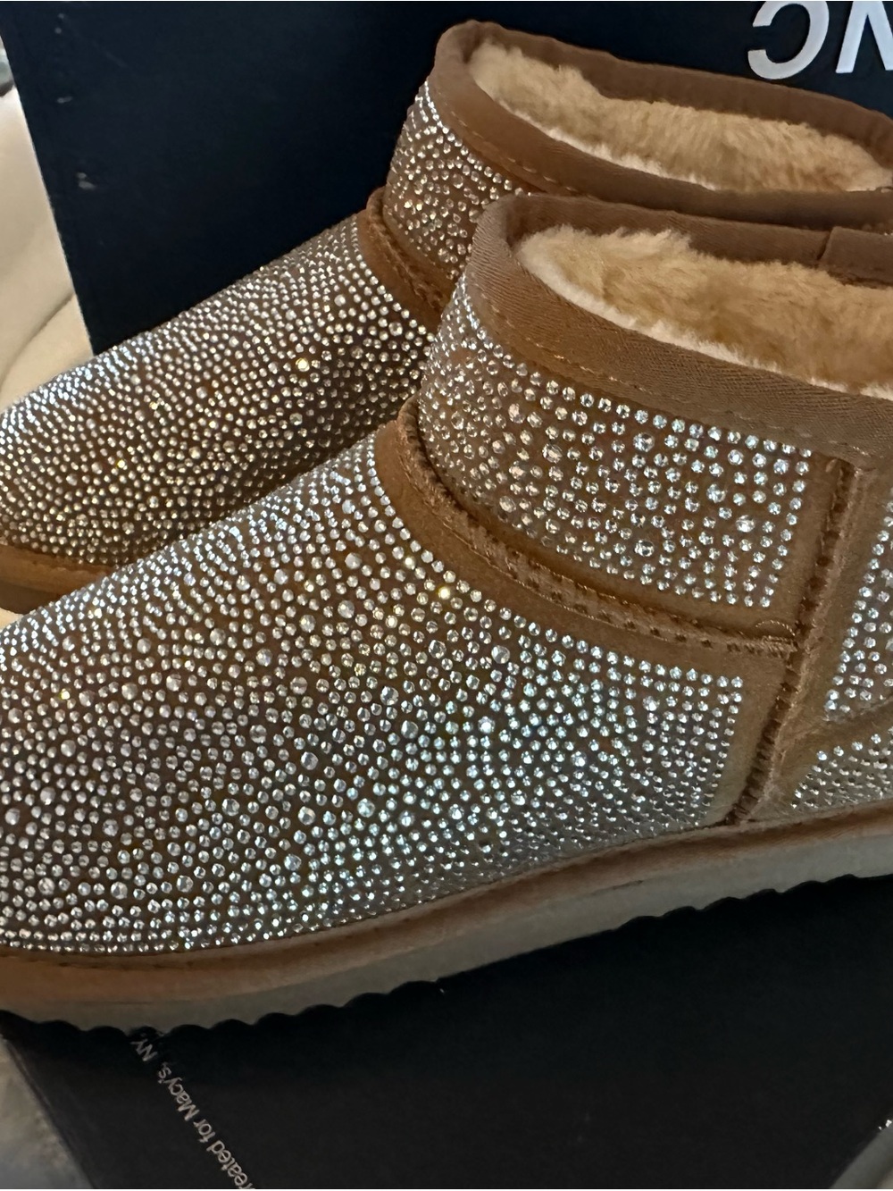 INC Tan Bling “Arieef” Boot (women 9) NEW!